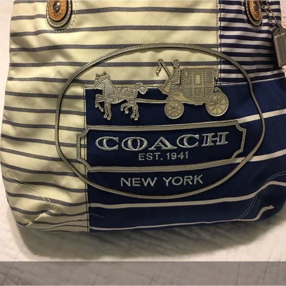 Coach Poppy Patchwork Tote - Picture 7 of 10